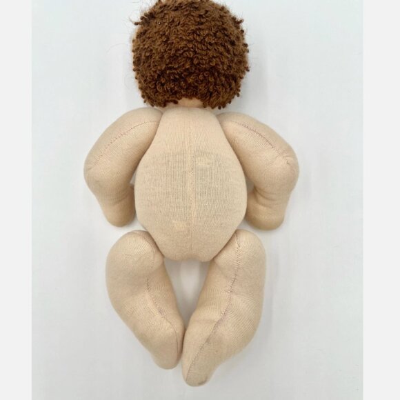 Handmade Waldorf Baby Doll Small Size Cloth Jointed 12" Tall - Picture 7 of 8